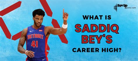 Saddiq Bey Career Stats (Per Game) .